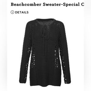Cabi Beach Comber Pullover - Spring 23 New Arrival- Small